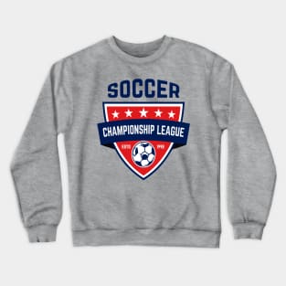 Soccer, football emblem. Crewneck Sweatshirt